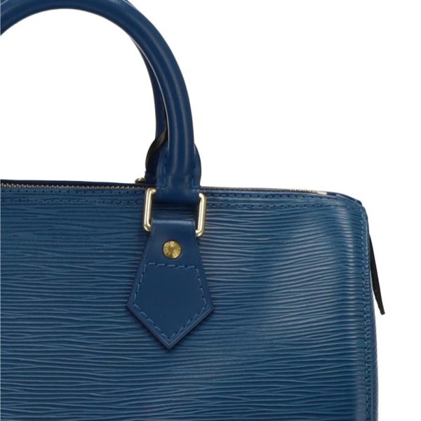 71655 7 Louis Vuitton Speedy 30 Handbag Epi Toledo Blue