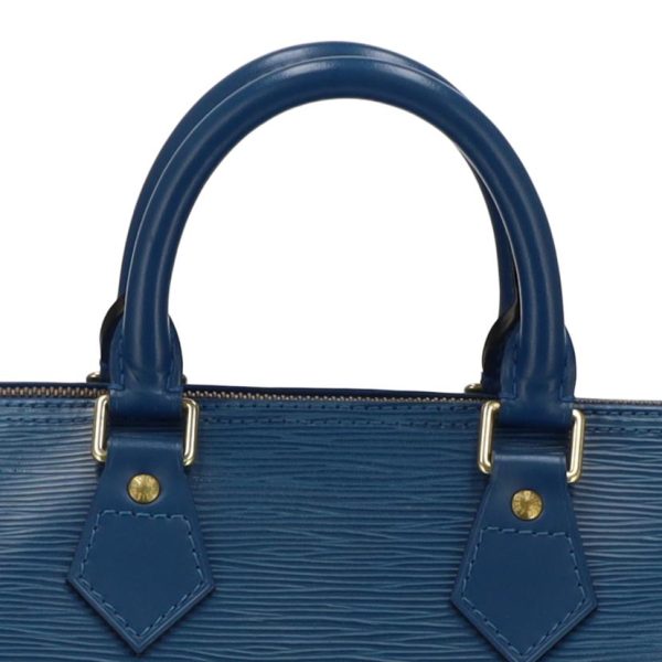 71655 8 Louis Vuitton Speedy 30 Handbag Epi Toledo Blue