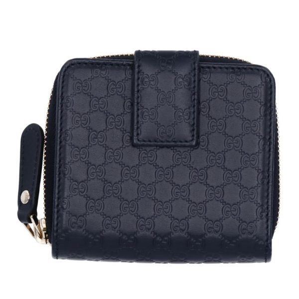 71659 2 Gucci Round Zip Compact Folding Wallet