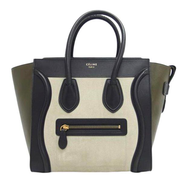 71693 1 Celine Luggage Micro Shopper Bag Tricolor