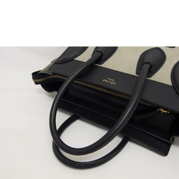 71693 4 Celine Luggage Micro Shopper Bag Tricolor