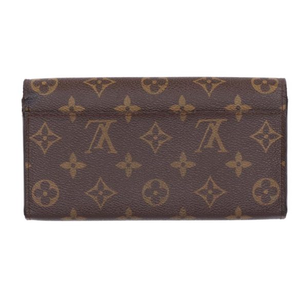 71717 2 Louis Vuitton Portefeuille Sarah Monogram Wallet Brown