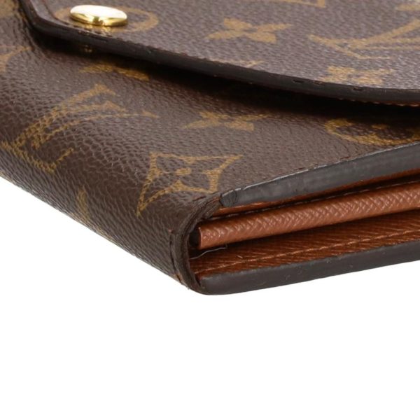 71717 3 Louis Vuitton Portefeuille Sarah Monogram Wallet Brown