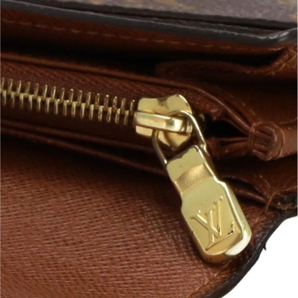 71717 6 Louis Vuitton Portefeuille Monogram Wallet Brown