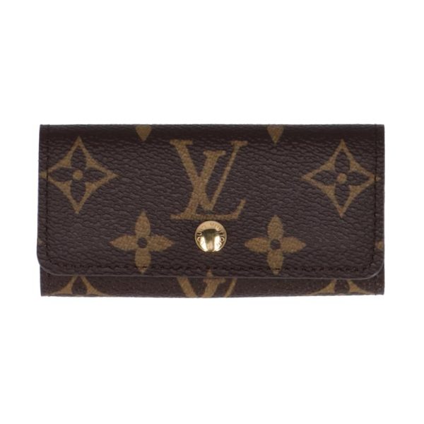 71724 1 Louis Vuitton Multicle Monogram Key Holder Bag Brown