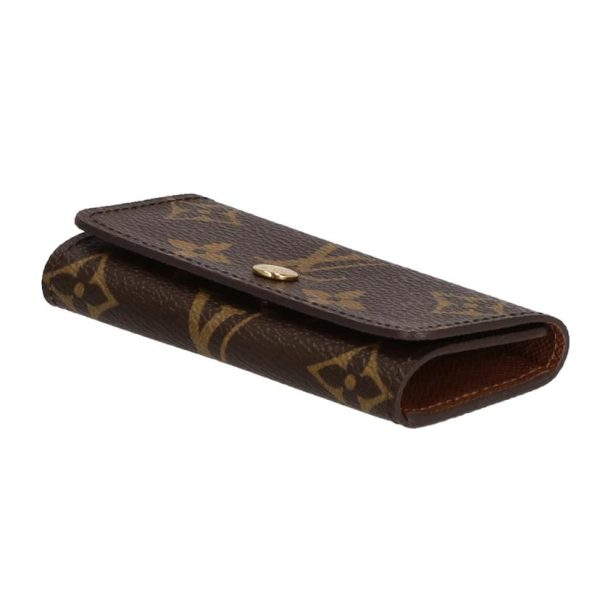 71724 3 Louis Vuitton Multicle Monogram Key Holder Bag Brown