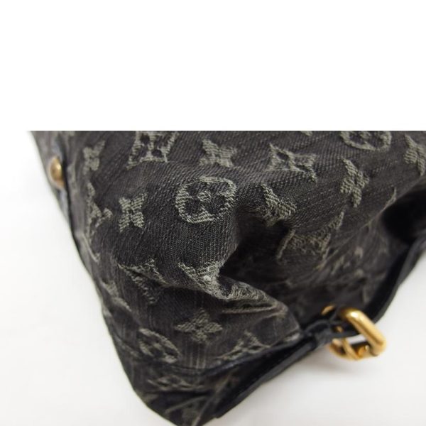 71730 8 Louis Vuitton Neocavi MM Shoulder Bag Monogram Denim Noir