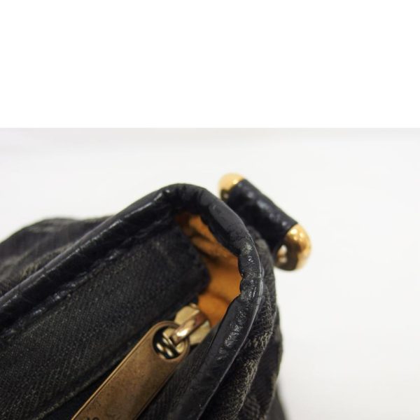 71730 9 Louis Vuitton Neocavi MM Shoulder Bag Monogram Denim Noir