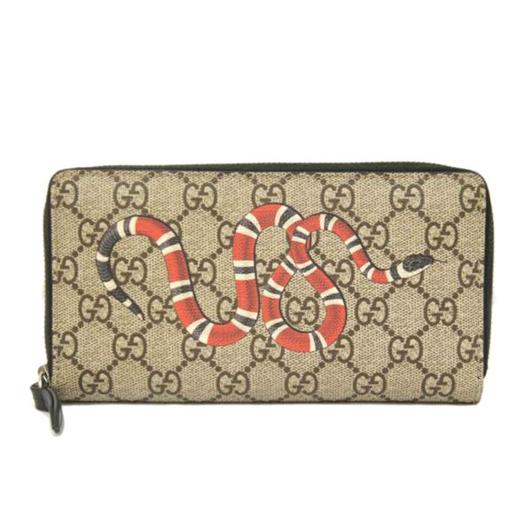 71740 1 Gucci Kingsnake GG Supreme Wallet