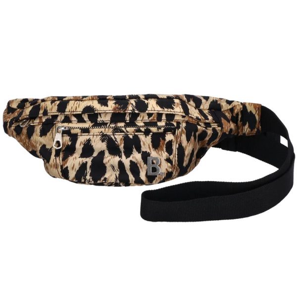 71765 1 Balenciaga Waist Pouch Black Leopard