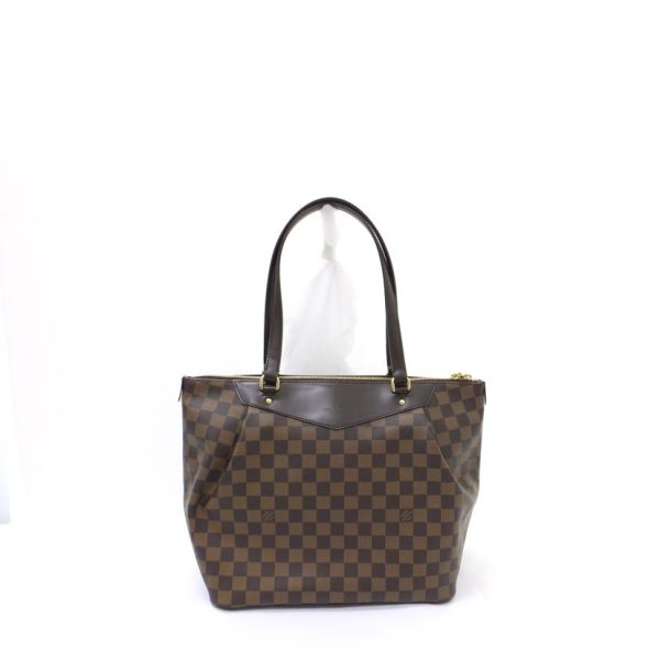 71772 1 Louis Vuitton Westminster GM Damier Ebene Canvas Bag Brown