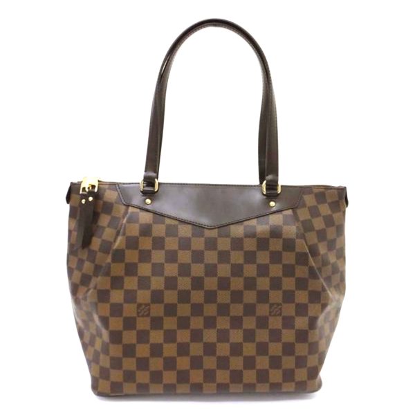 71772 2 Louis Vuitton Westminster GM Damier Ebene Canvas Bag Brown