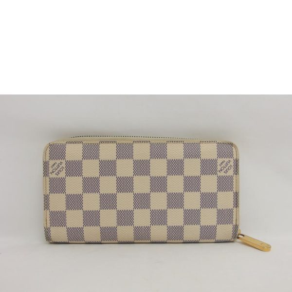 71792 2 Louis Vuitton Zippy Wallet Wallet Damier Azur