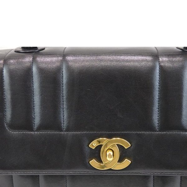 71798 7 Chanel Mademoiselle Handbag Bag Black