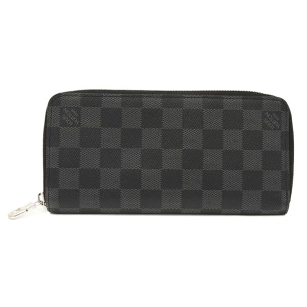 71800 1 Louis Vuitton Zippy Wallet Damier Graphite