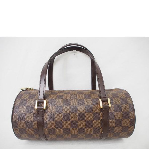 71823 2 Louis Vuitton Papillon Damier Ebene Handbag Brown