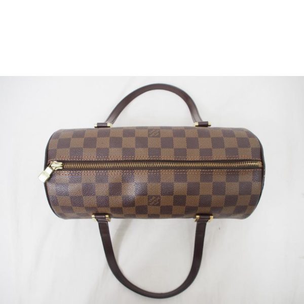 71823 7 Louis Vuitton Papillon Damier Ebene Handbag Brown