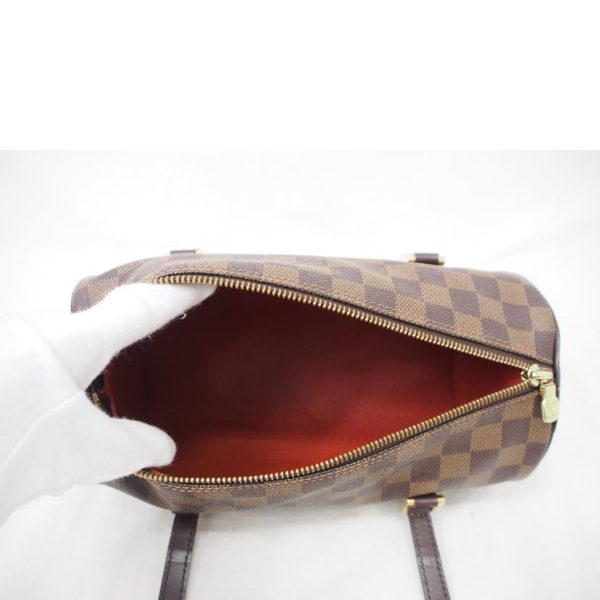 71823 9 Louis Vuitton Papillon Damier Ebene Handbag Brown