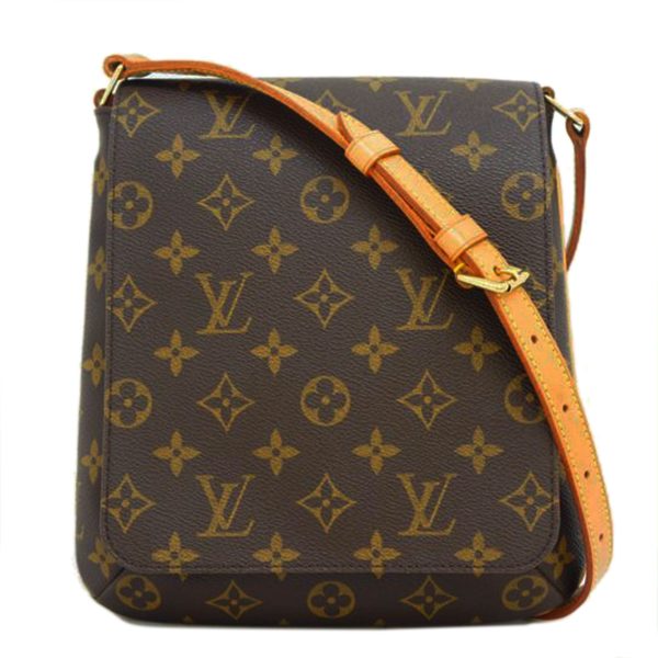 71828 1 Louis Vuitton Musette Salsa Shoulder Bag Monogram Brown