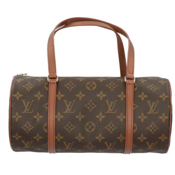 71854 1 Louis Vuitton Old Papillon Monogram Handbag Brown