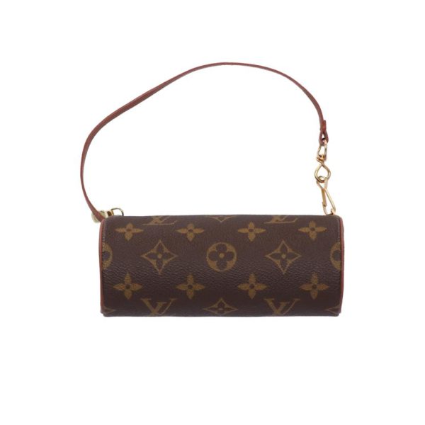 71854 5 Louis Vuitton Old Papillon Monogram Handbag Brown