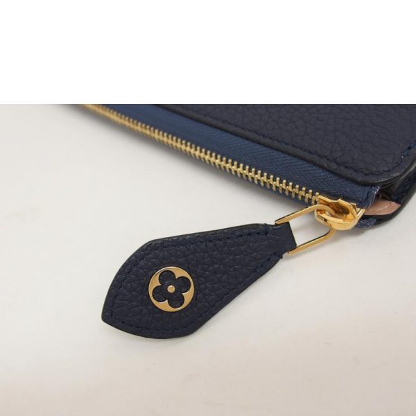 71857 4 Louis Vuitton Portefeuil Comet Leather Wallet Blue