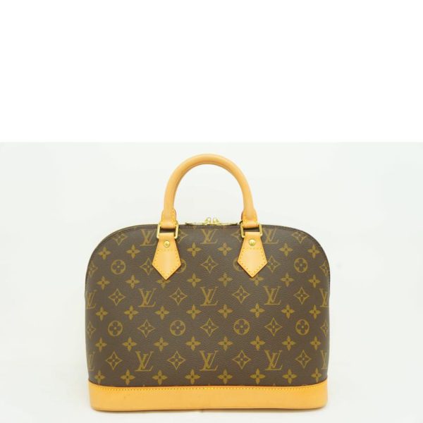 71866 2 Louis Vuitton Alma PM Handbag Monogram Brown