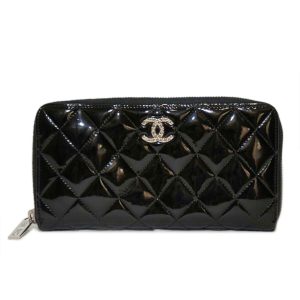 71884 1 Chanel Deauville Round Zipper Long Wallet