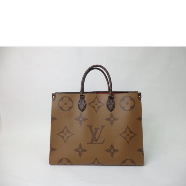 71973 2 Louis Vuitton On the Go GM Tote Bag Giant Monogram Reverse