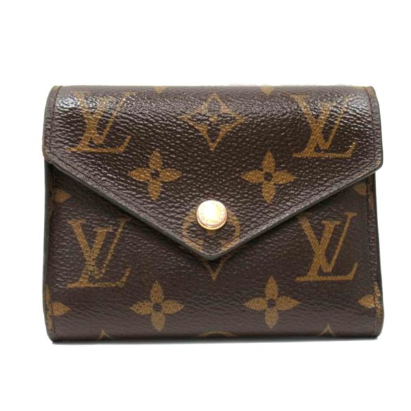 71994 1 Louis Vuitton Portefeuil Victorine Monogram Wallet Brown