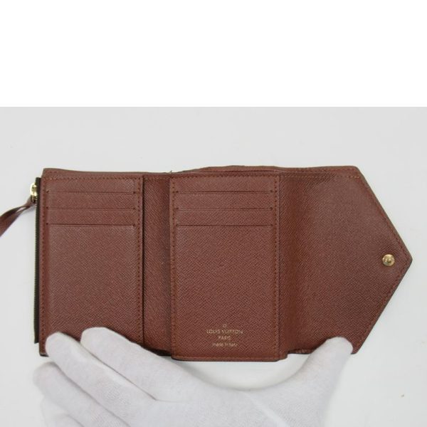 71994 4 Louis Vuitton Portefeuil Victorine Monogram Wallet Brown