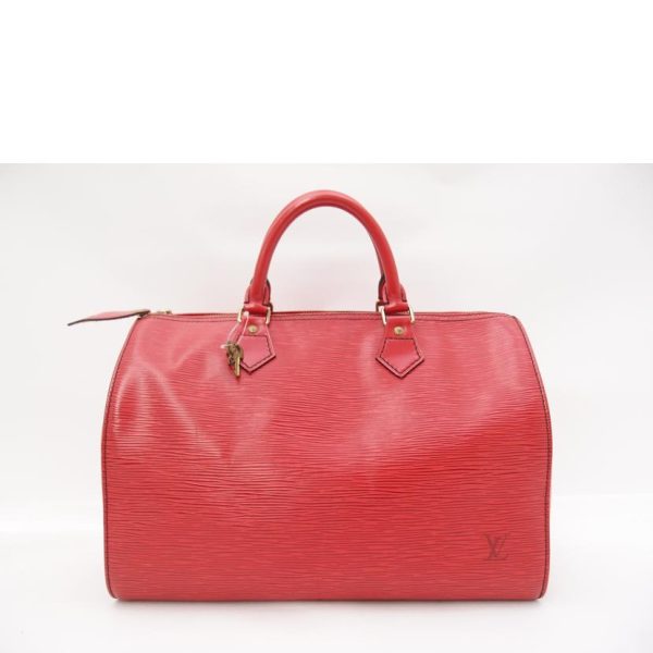 72059 2 Louis Vuitton Speedy Epi Bag Red