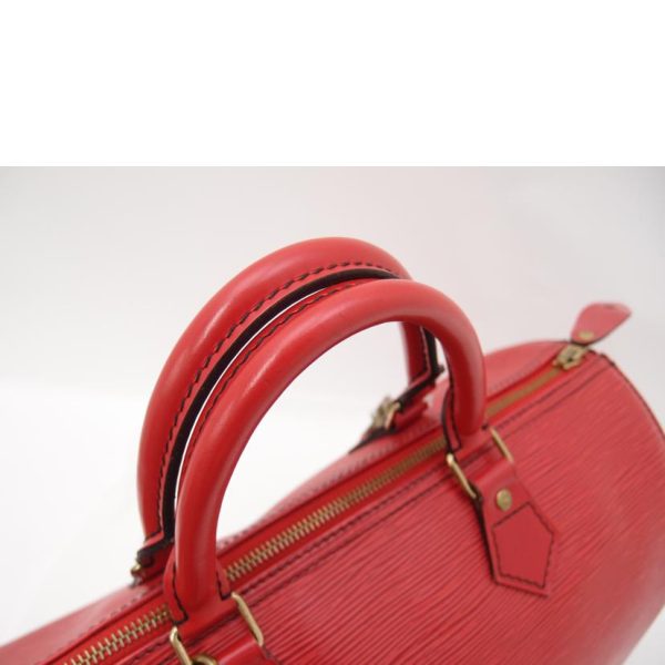 72059 4 Louis Vuitton Speedy Epi Bag Red