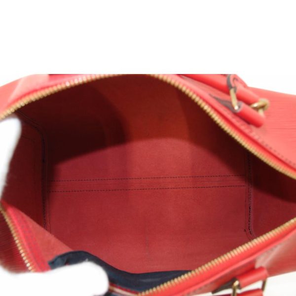 72059 5 Louis Vuitton Speedy Epi Bag Red