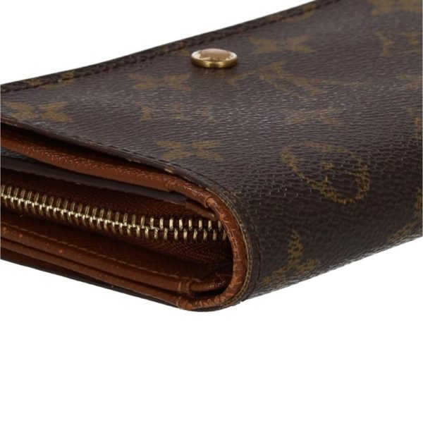 72066 3 Louis Vuitton Portefeuil Tresor Monogram Wallet Brown