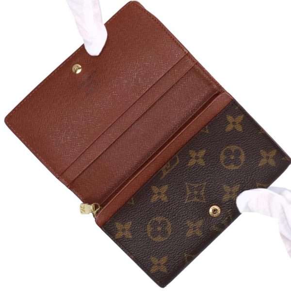 72066 4 Louis Vuitton Portefeuil Tresor Monogram Wallet Brown