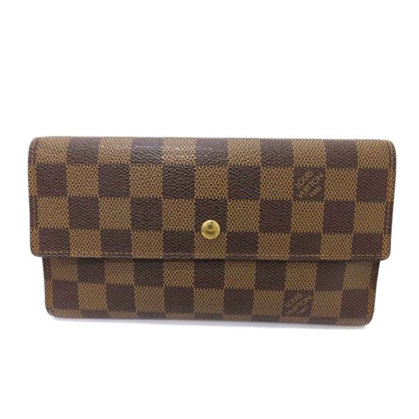 72157 1 Louis Vuitton Porte Tresor International Wallet Damier Ebene