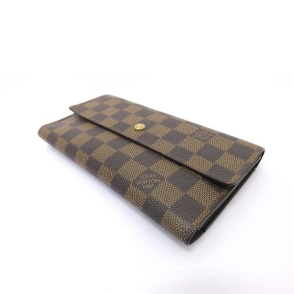 72157 3 Louis Vuitton Porte Tresor International Wallet Damier Ebene