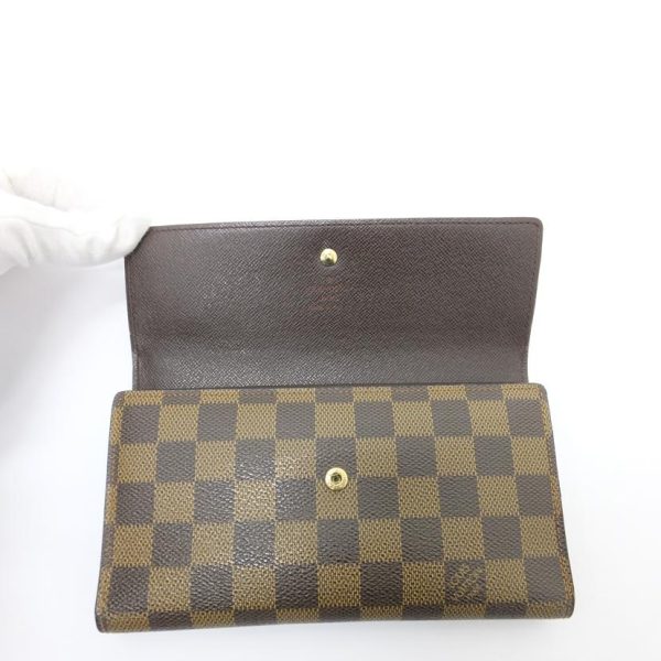 72157 4 Louis Vuitton Porte Tresor International Wallet Damier Ebene