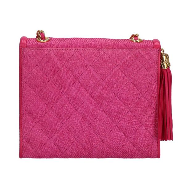 72158 2 Chanel Chain Shoulder Bag Pink