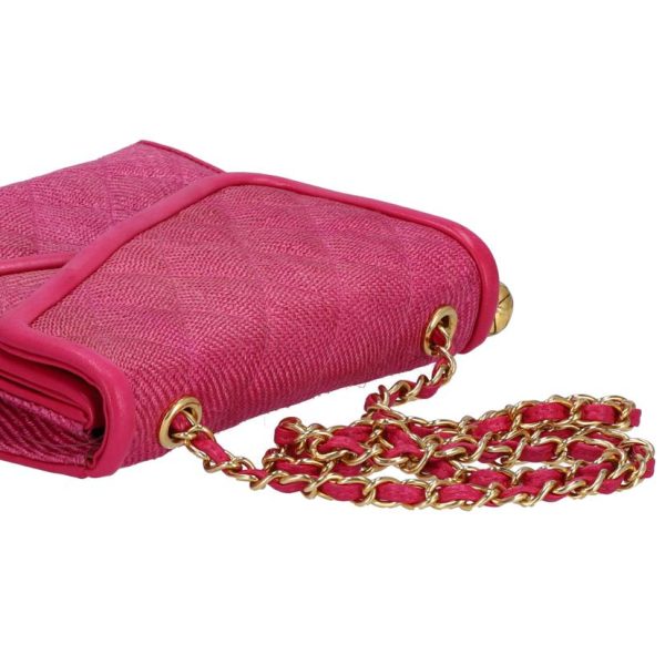 72158 4 Chanel Chain Shoulder Bag Pink