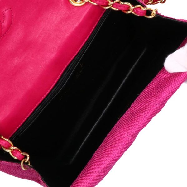 72158 5 Chanel Chain Shoulder Bag Pink