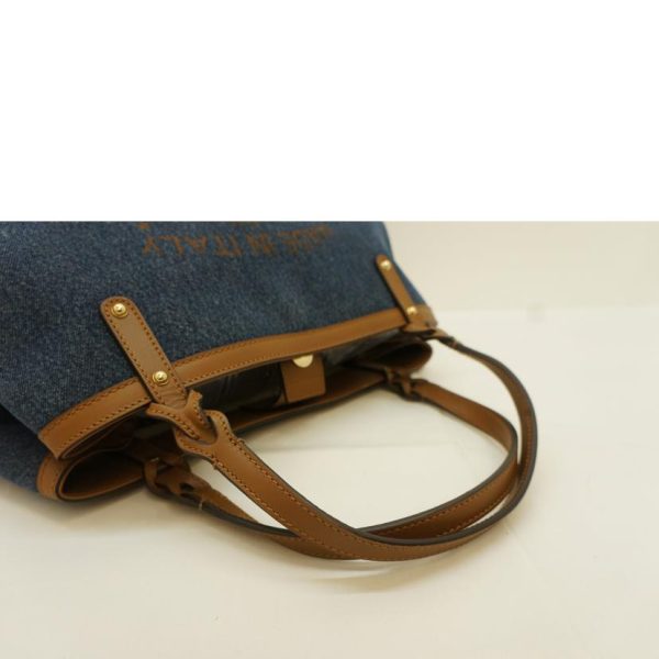 72184 4 Gucci Gucci Craft Denim Tote Bag Blue