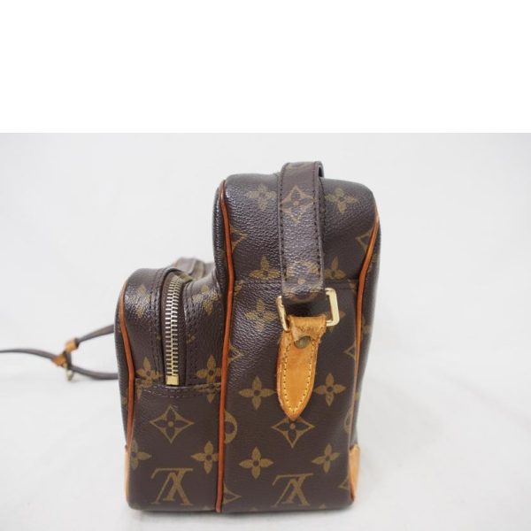 72196 3 Louis Vuitton Nile Monogram Shoulder Bag Brown