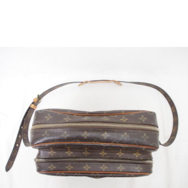 72196 5 Louis Vuitton Nile Monogram Shoulder Bag Brown