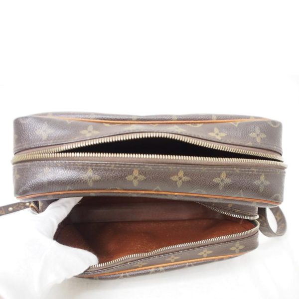 72196 7 Louis Vuitton Nile Monogram Shoulder Bag Brown