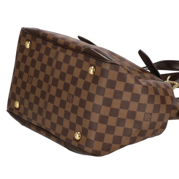 72219 3 Louis Vuitton Verona MM Damier Ebene Handbag Brown