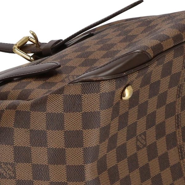 72219 8 Louis Vuitton Verona MM Damier Ebene Handbag Brown