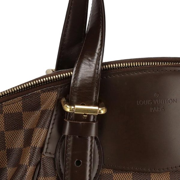 72219 9 Louis Vuitton Verona MM Damier Ebene Handbag Brown