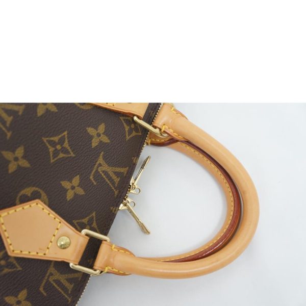 72221 4 Louis Vuitton Alma Handbag Monogram with Key Brown